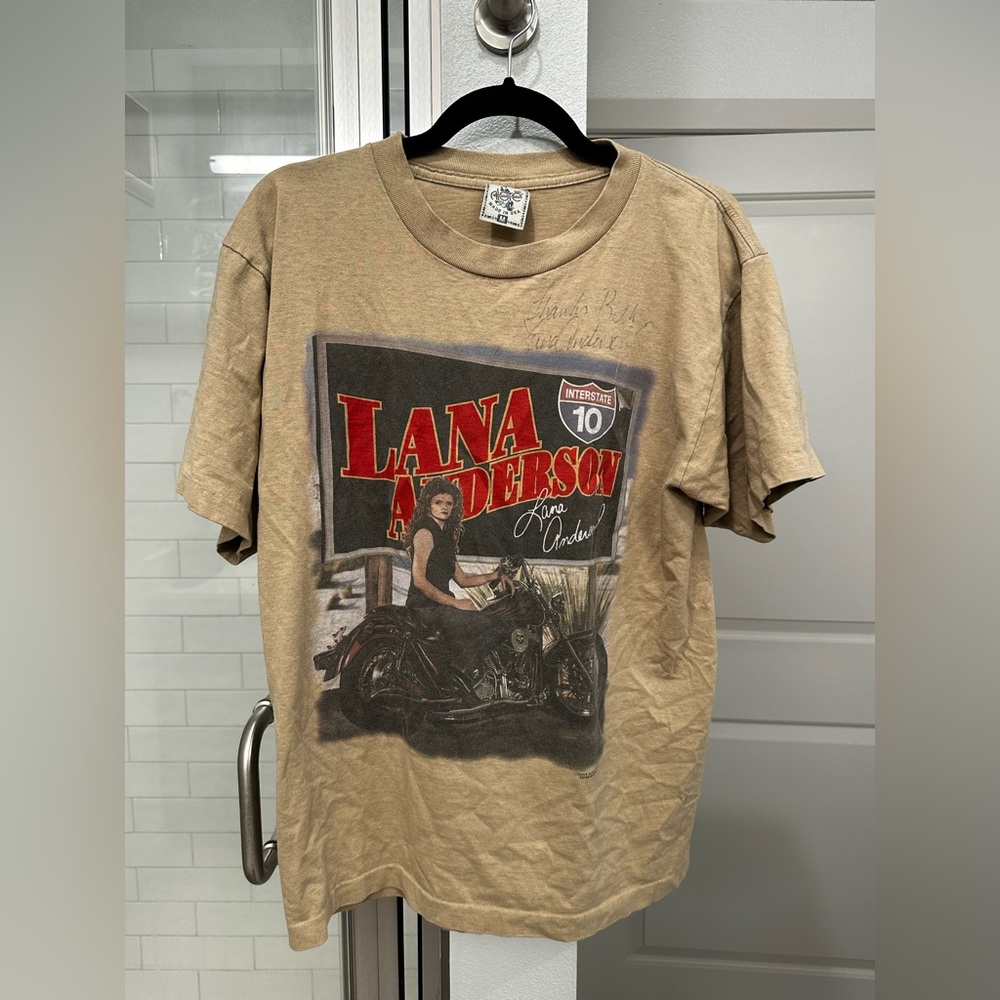 Thrifted Lana Anderson Band Tee in Medium